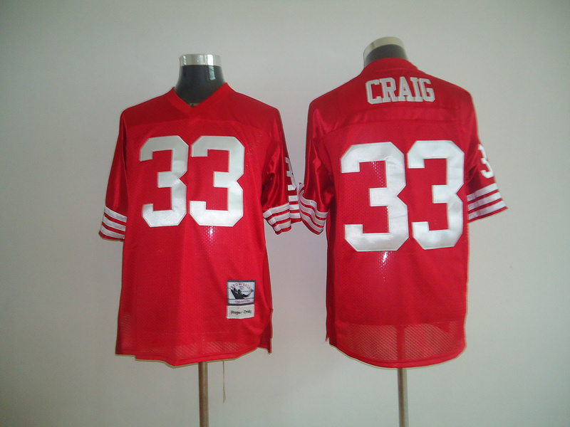 Men's San Francisco 49ers Roger Craig Mitchell & Ness Scarlet Legacy Jersey